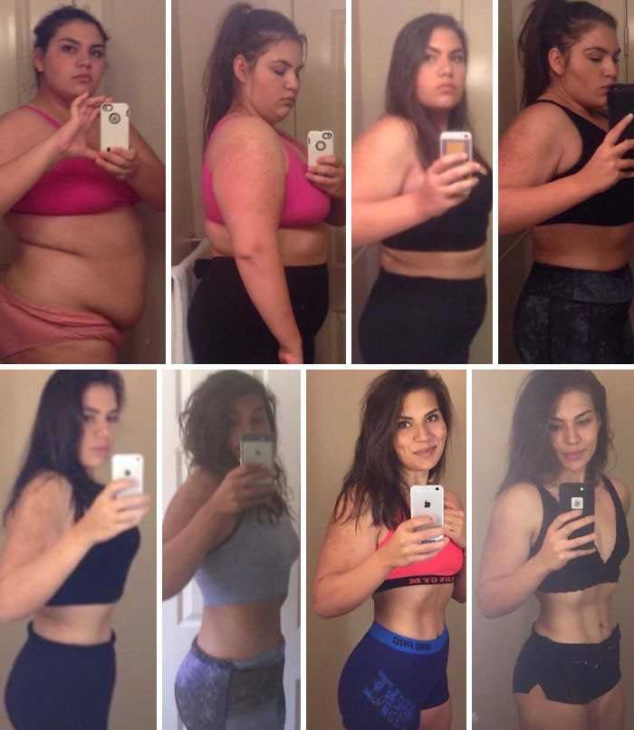 22χρονη που ζύγιζε 137 κιλά αποκάλυψε τι αλλαγή έκαναν 3 χρόνια γυμναστικής στο σώμα της - Εικόνα 20
