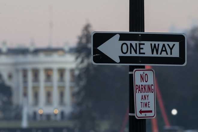 US government in partial shutdown in Washington, DC, USA