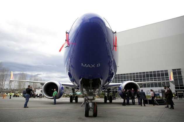 Boeing celebrates the 10,000th 737 to come off the production line in Renton