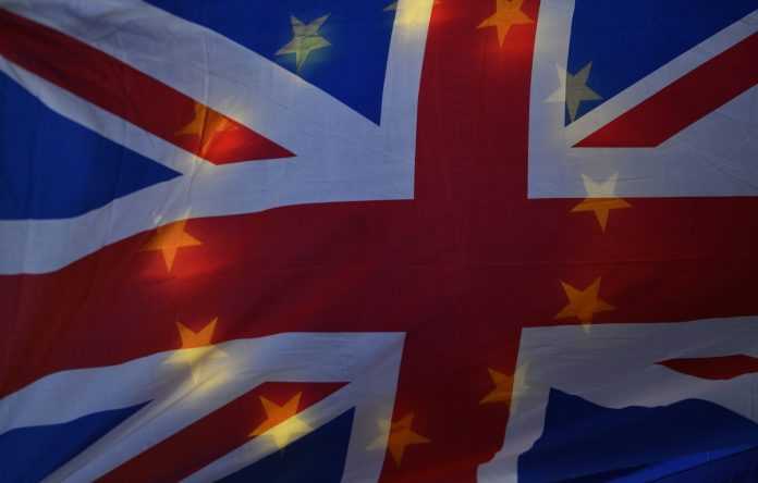 Britain Brexit vote protests - Theresa May whistle stop tour of Europe