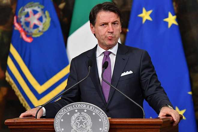 Italian Prime Minister Giuseppe Conte statement on government