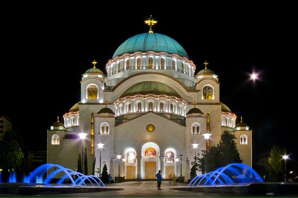 TravelPass.gr - Ναός Αγίου Σάββα στο Βελιγράδι - Η μεγαλύτερη εκκλησία στα Βαλκάνια