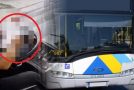 ΣΟΚ: Δείτε τι κάνει ανεγκέφαλος οδηγός λεωφορείου εν κινήσει με δεκάδες επιβάτες (vid)