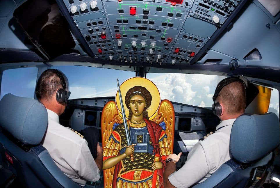 Πιλότος διηγείται το θαύμα που έζησε: «Είδα τίς φτερούγες τού Αρχαγγέλου...»