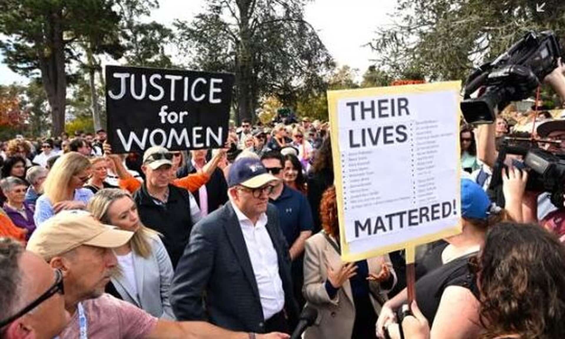 Αυστραλία: Διαδηλώσεις κατά της έμφυλης βίας – Μια γυναίκα δολοφονείται κάθε 4 ημέρες