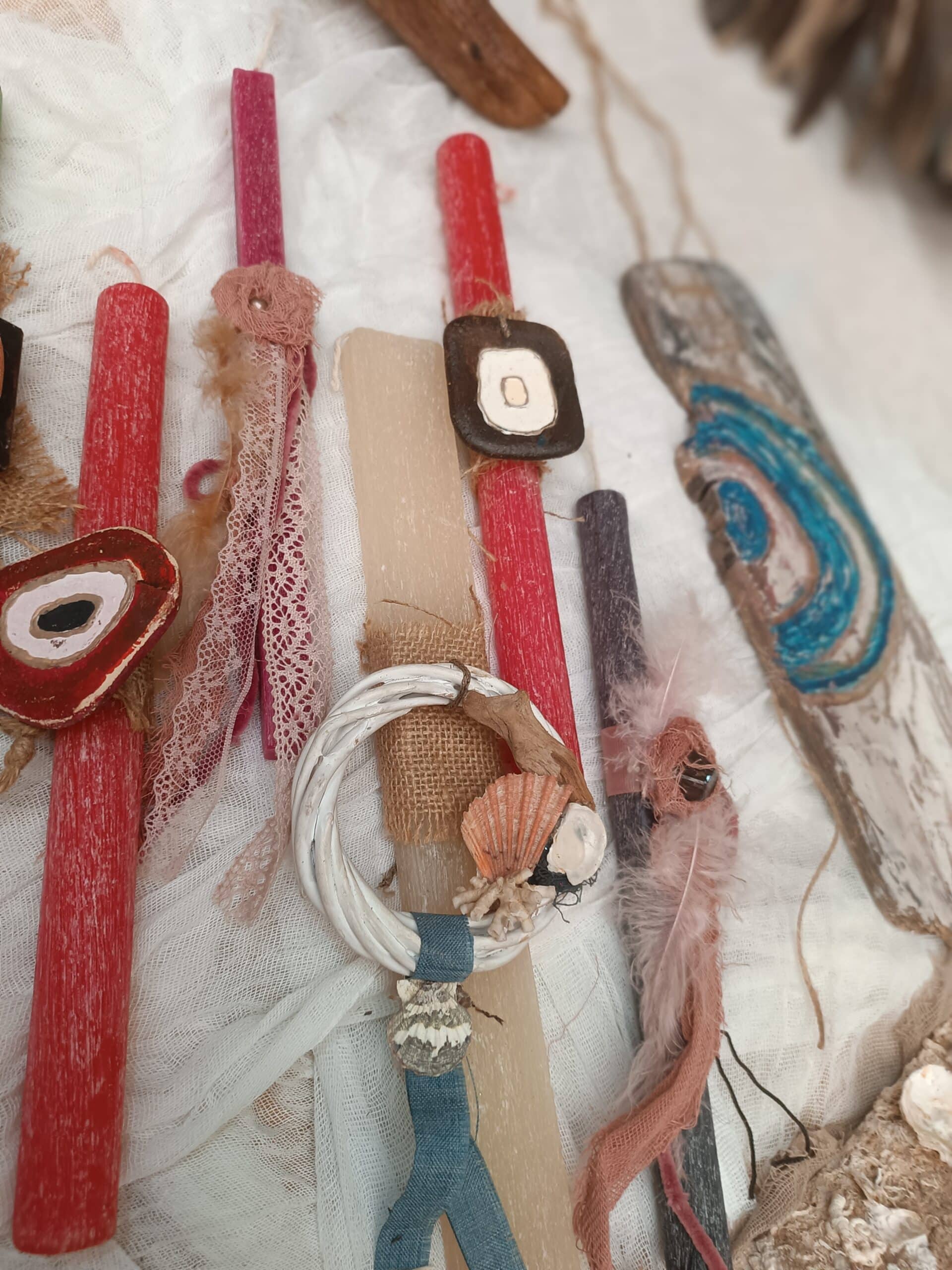 Πασχαλινές χειροποίητες λαμπάδες