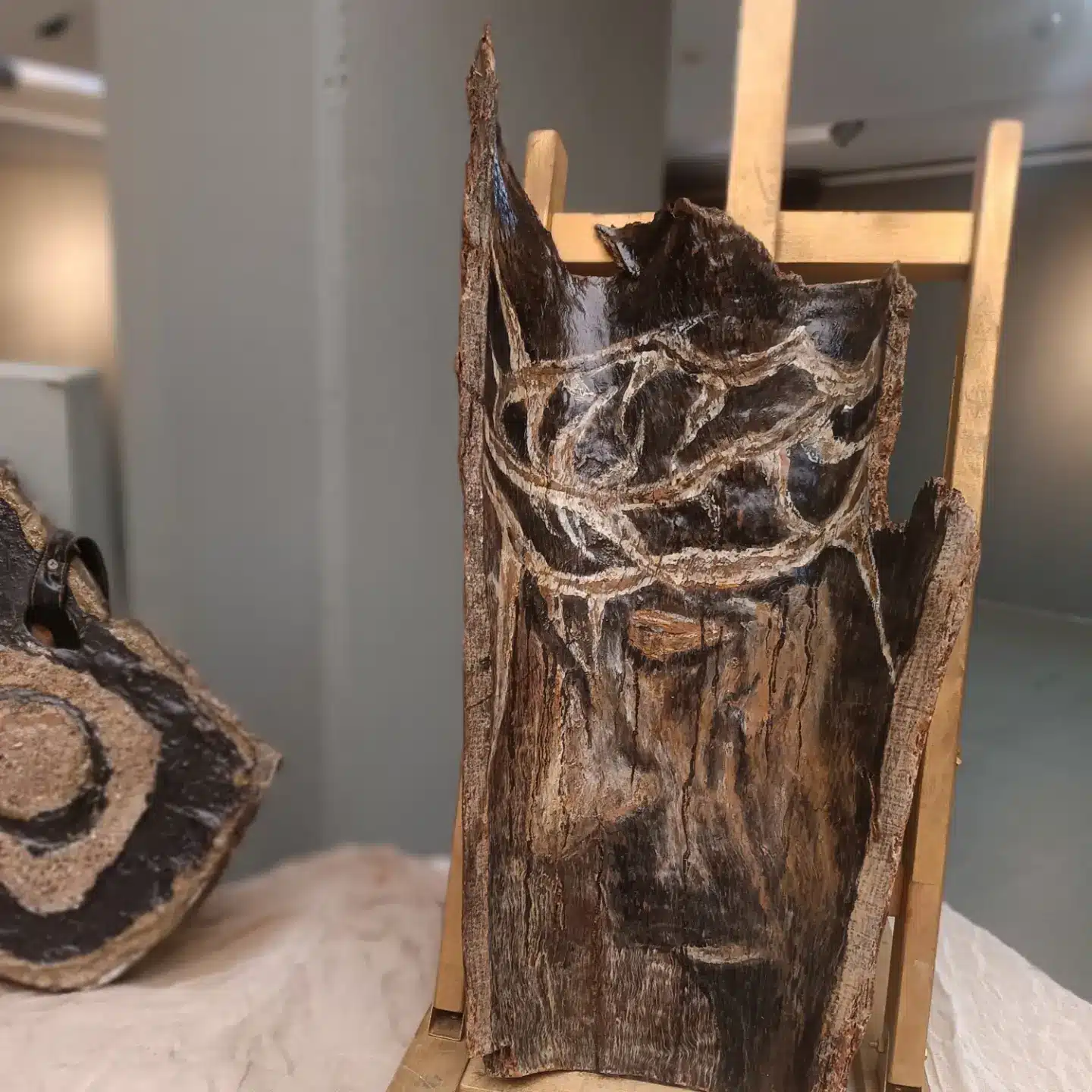 Χειροποίητο σκάλισμα του Κυρίου Ιησού Χριστού σε ξύλο