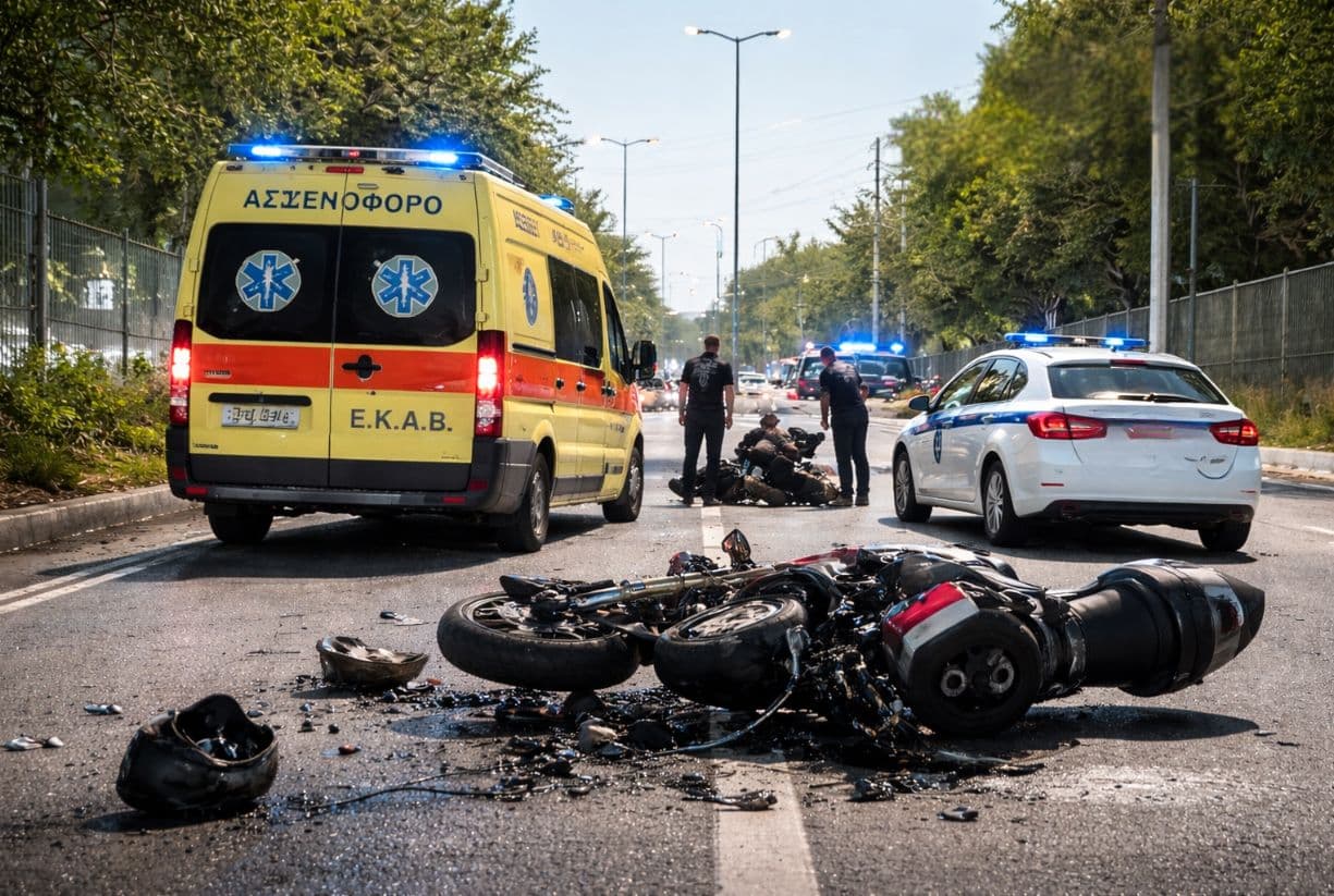 Τραγωδία στη λεωφόρο ΝΑΤΟ στον Ασπρόπυργο – Νεκρός δικυκλιστής